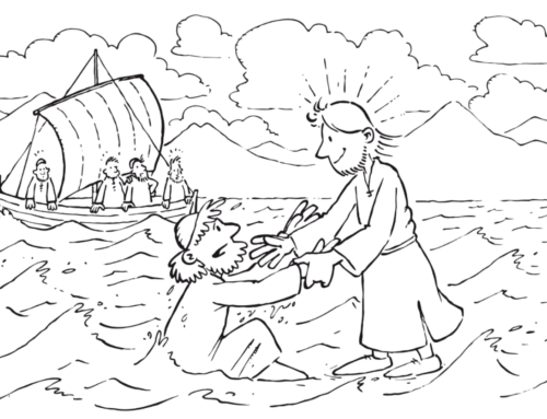 Kinderkirche – Jesus geht auf dem Wasser